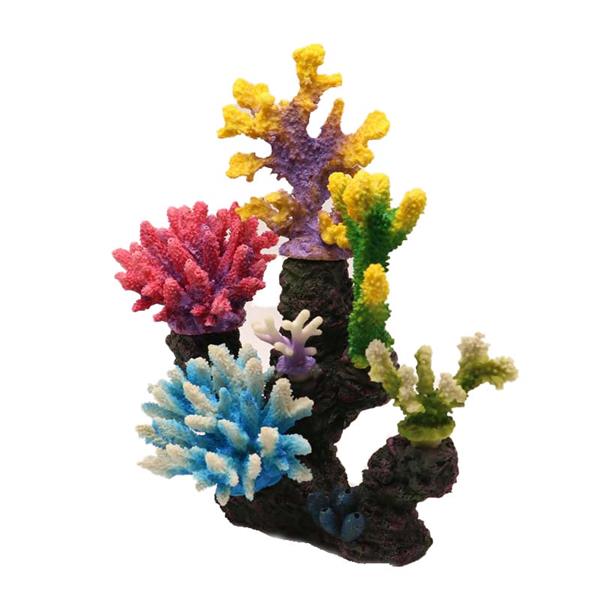 Grote foto kunstkoraal 31 cm aquariumdecoratie as 293 dieren en toebehoren vissenkommen