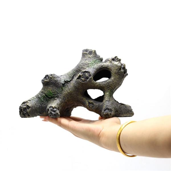 Grote foto boomstronk 20 cm aquariumdecoratie as 297 dieren en toebehoren vissenkommen