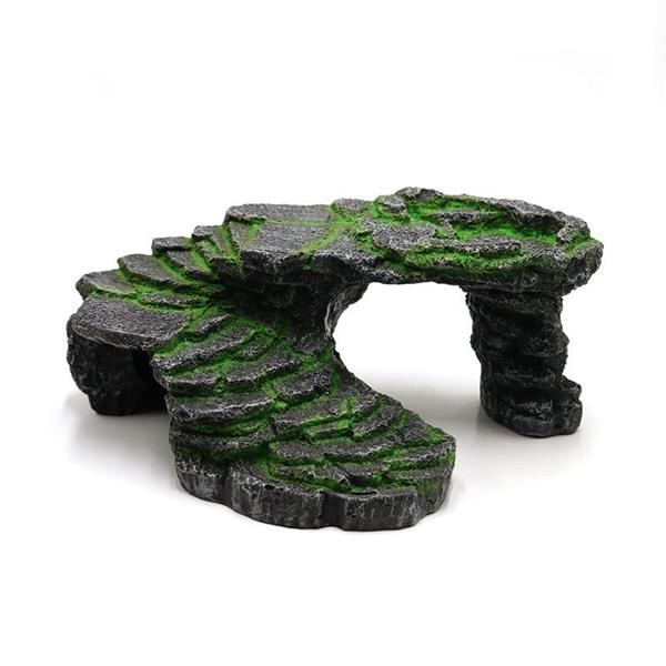 Grote foto bergplateau 11cm aquariumdecoratie as 302 dieren en toebehoren vissenkommen