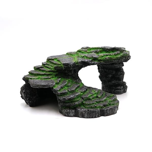 Grote foto bergplateau 11cm aquariumdecoratie as 302 dieren en toebehoren vissenkommen