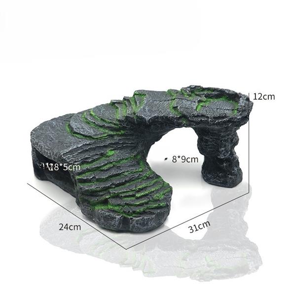 Grote foto bergplateau 12cm aquariumdecoratie as 303 dieren en toebehoren vissenkommen