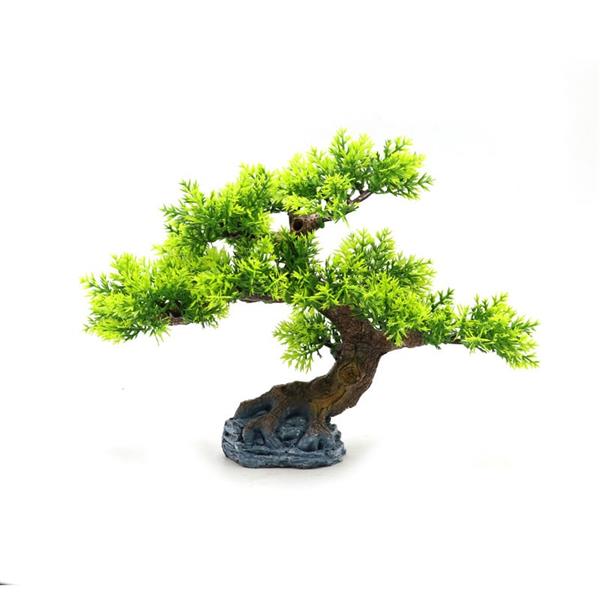 Grote foto bonsaiboom 19cm aquariumdecoratie as 304 dieren en toebehoren vissenkommen