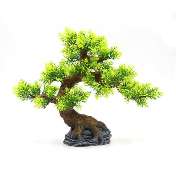 Grote foto bonsaiboom 24cm aquariumdecoratie as 305 dieren en toebehoren vissenkommen