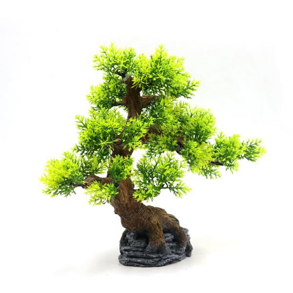 Grote foto bonsaiboom 24cm aquariumdecoratie as 305 dieren en toebehoren vissenkommen