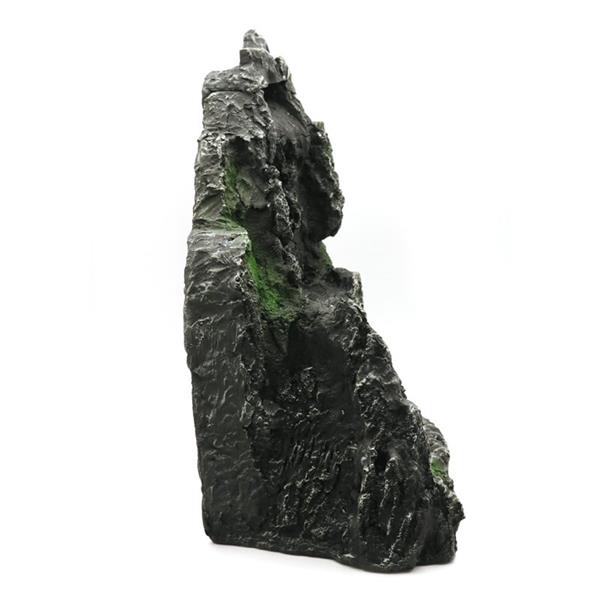 Grote foto rots met waterval 37cm aquariumdecoratie as 310 dieren en toebehoren vissenkommen