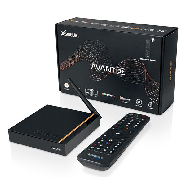 Grote foto xsarius avant 3 4k iptv box telecommunicatie zenders en ontvangers