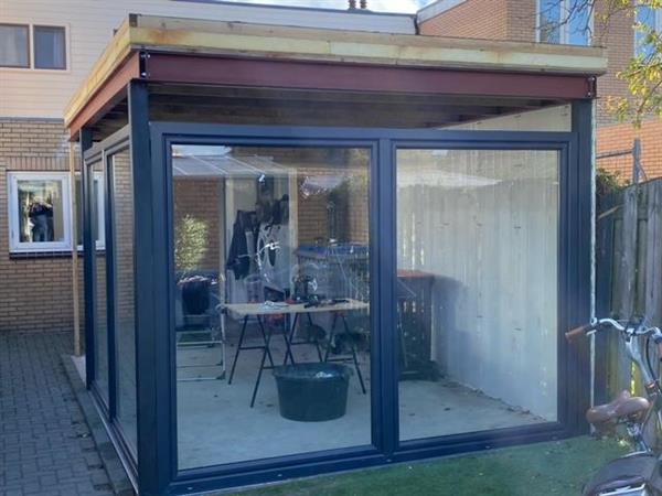 Grote foto 2 delige kantel schuifpuien antraciet kunststof doe het zelf en verbouw kozijnen en schuifpuien