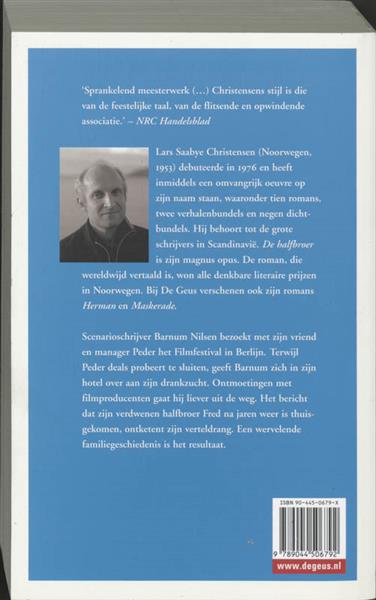 Grote foto de halfbroer boeken overige boeken