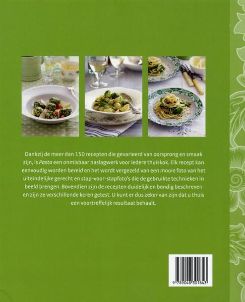Grote foto pasta boeken kookboeken