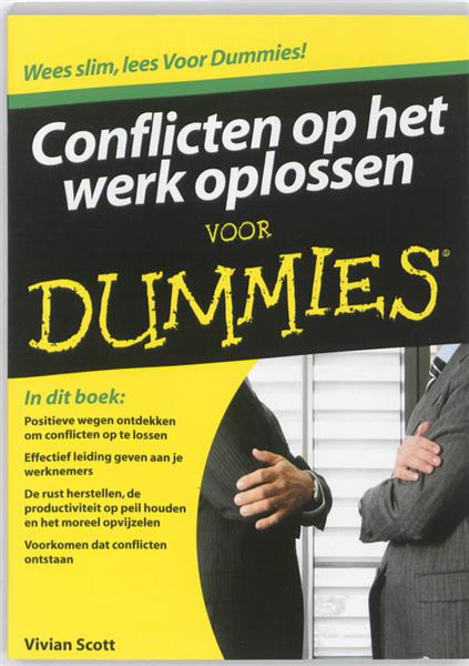 Grote foto conflicten op het werk oplossen voor dummies voor dummies boeken overige boeken