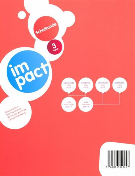 Grote foto impact scheikunde 3 havo leer werkboek boeken overige boeken