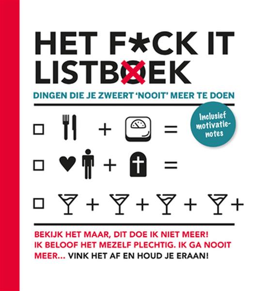 Grote foto het fuck it listboek boeken stripboeken