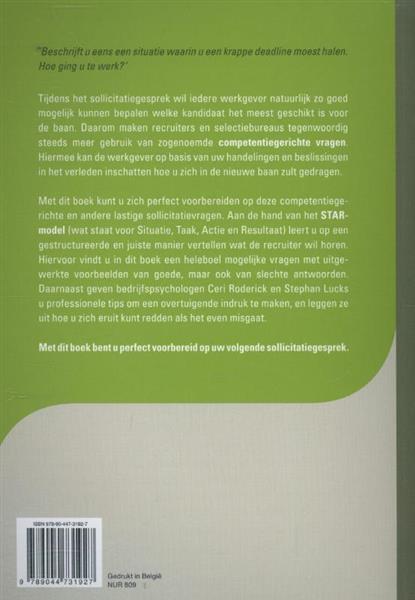 Grote foto het juiste antwoord op moeilijke sollicitatievragen boeken overige boeken