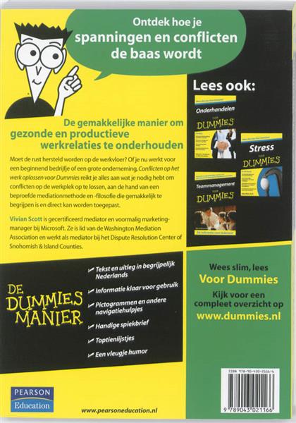 Grote foto conflicten op het werk oplossen voor dummies voor dummies boeken overige boeken