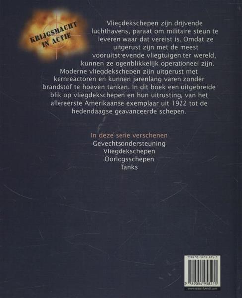 Grote foto vliegdekschepen krijgsmacht in actie boeken jeugd 13 jaar en ouder
