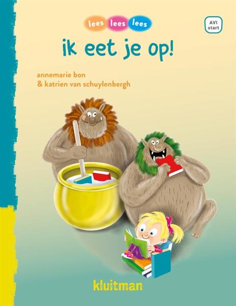Grote foto ik eet je op lees lees lees boeken jeugd 13 jaar en ouder