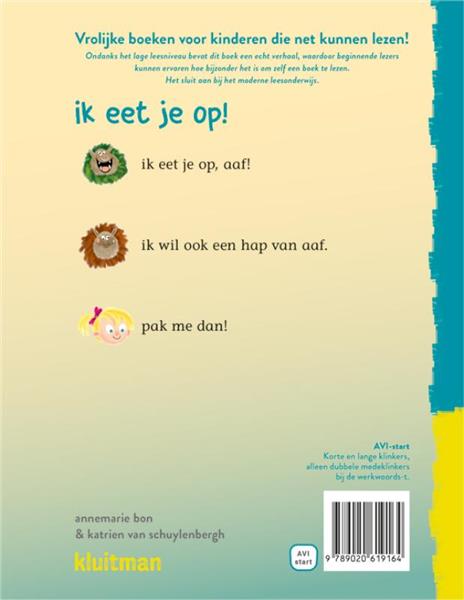Grote foto ik eet je op lees lees lees boeken jeugd 13 jaar en ouder