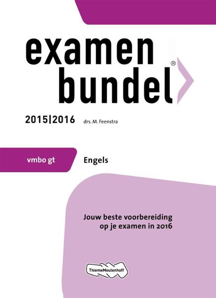 Grote foto examenbundel vmbo gt engels 2015 2016 boeken overige boeken