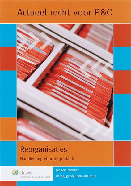 Grote foto reorganisaties actueel recht voor p o boeken overige boeken