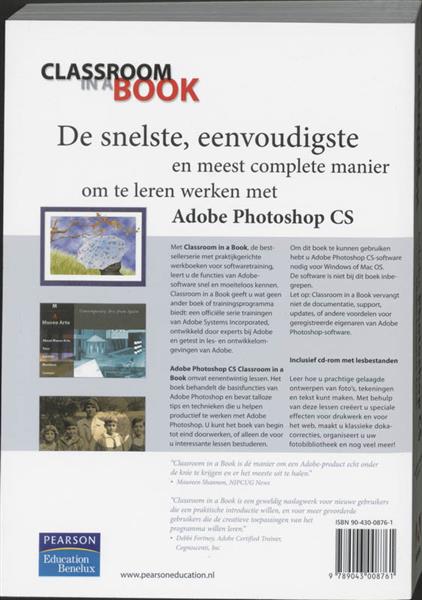 Grote foto adobe photoshop cs classroom in a book boeken informatica computer