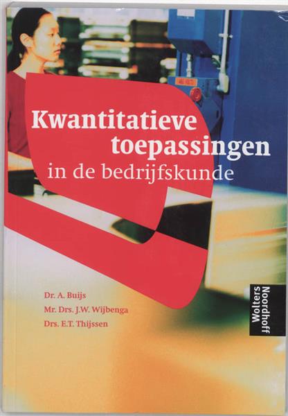 Grote foto kwantitatieve toepassingen in de bedrijfskunde leerboek boeken overige boeken