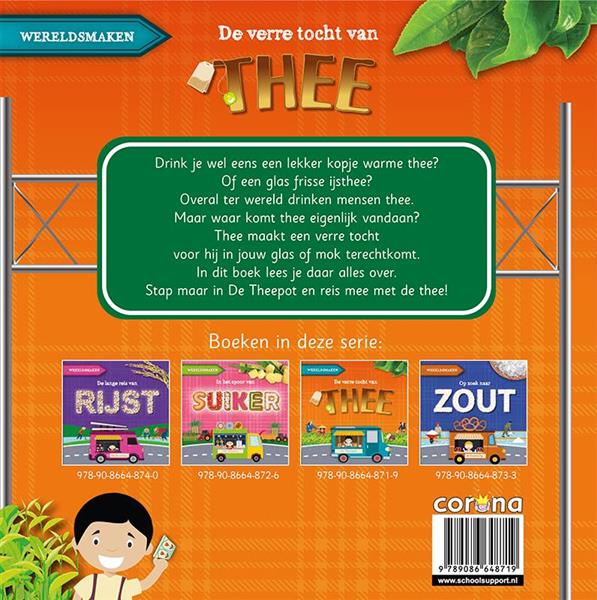 Grote foto de verre tocht van thee wereldsmaken boeken overige boeken