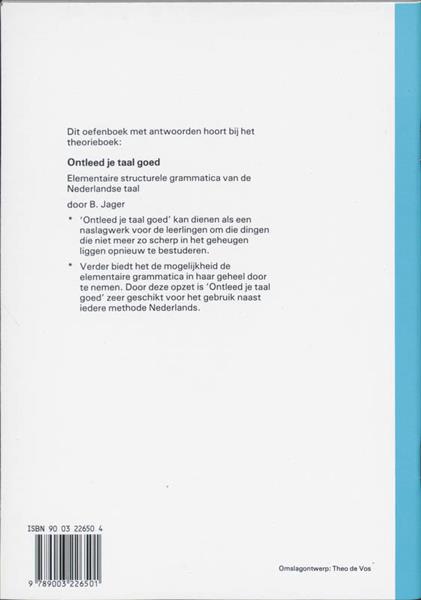 Grote foto ontleed je taal goed boeken overige boeken