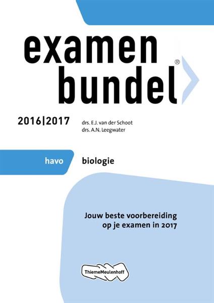 Grote foto examenbundel havo biologie 2016 2017 boeken overige boeken