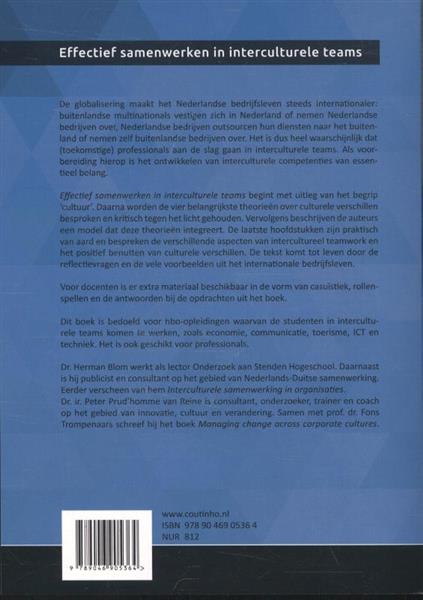 Grote foto effectief samenwerken in interculturele teams boeken overige boeken