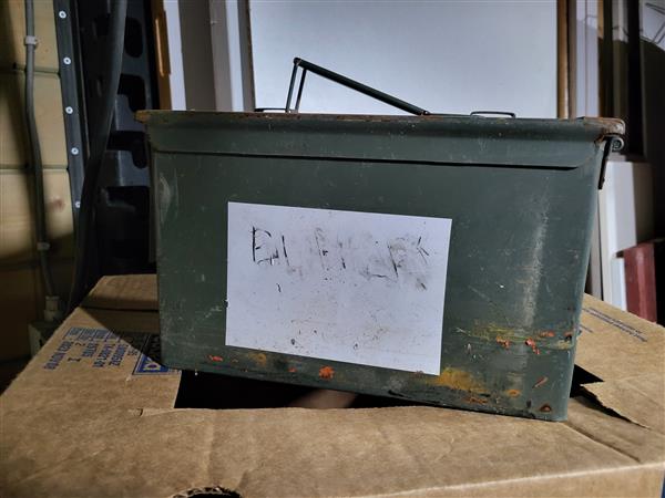 Grote foto munitie kisten amerikaanse leger verzamelen militaria algemeen