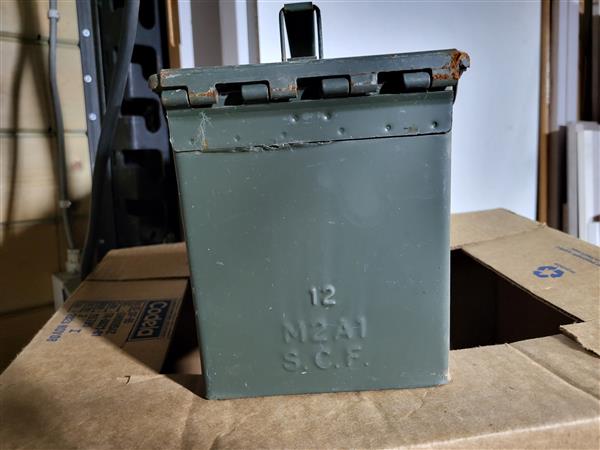 Grote foto munitie kisten amerikaanse leger verzamelen militaria algemeen