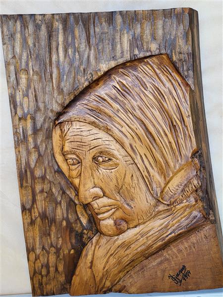 Grote foto houtsnijwerk j gregoor antiek en kunst kunst