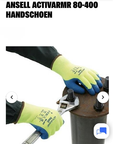 Grote foto mt 9 ansell powerflex 80 400 doe het zelf en verbouw werkhandschoenen