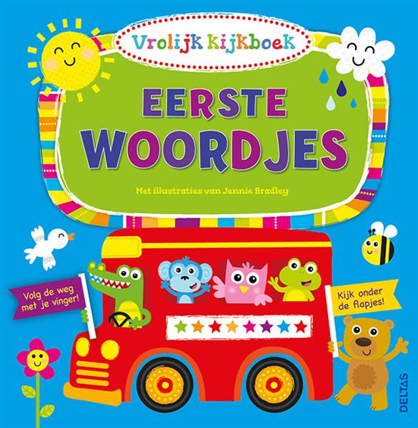Grote foto eerste woordjes vrolijk kijkboek boeken jeugd 13 jaar en ouder