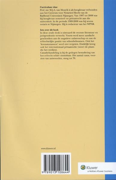 Grote foto erfrecht monografieen privaatrecht 1 boeken wetenschap