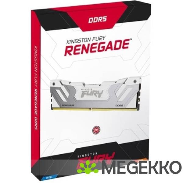 Grote foto kingston ddr5 fury renegade white 1x24gb 8400 cudimm computers en software harde schijven