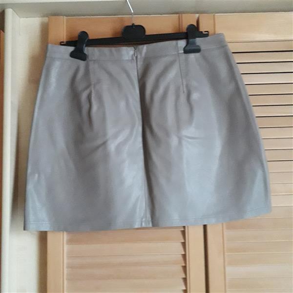Grote foto rok beige kleding dames jurken en rokken