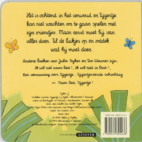 Grote foto wakker worden tijgertje boeken overige boeken