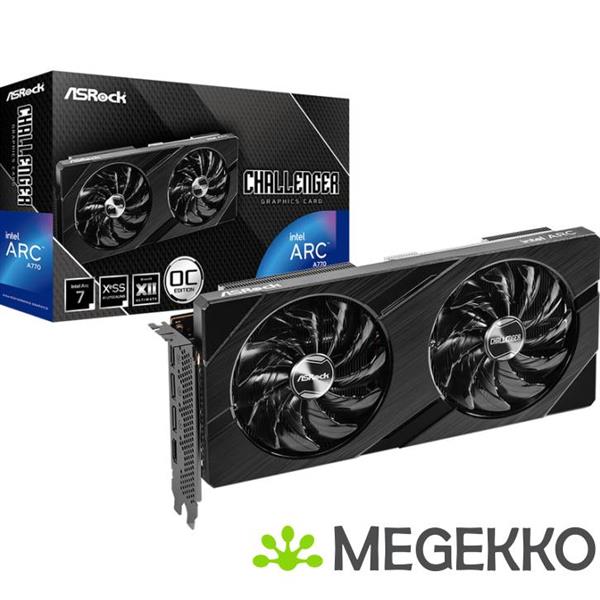 Grote foto asrock intel arc a770 challenger 16gb oc gddr6 computers en software videokaarten