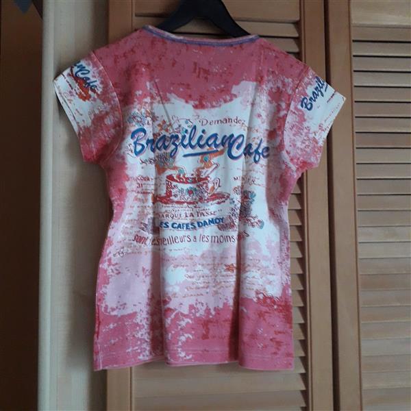 Grote foto t shirt rose kleding dames t shirts