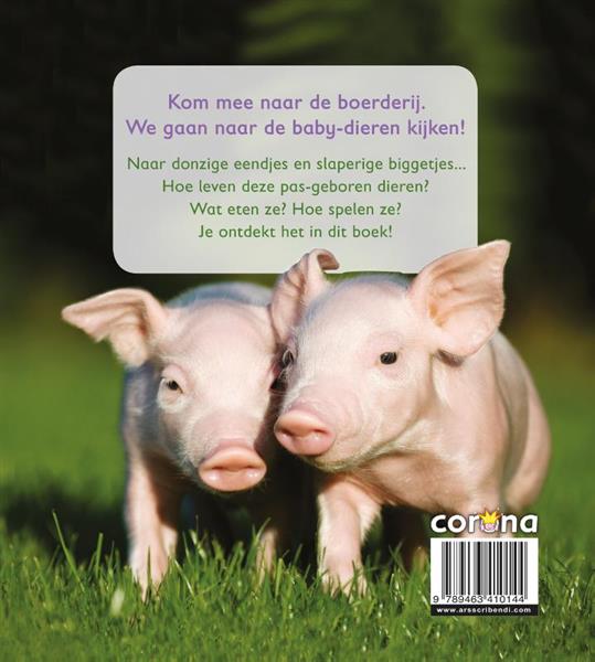 Grote foto baby op de boerderij boeken overige boeken