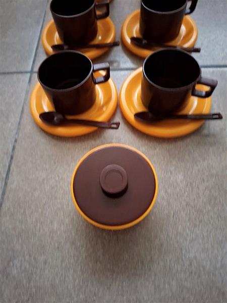Grote foto vintage koffieservies jaren 60 kinderen en baby speelgoed voor meisjes