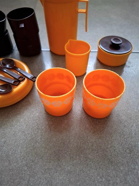 Grote foto vintage koffieservies jaren 60 kinderen en baby speelgoed voor meisjes