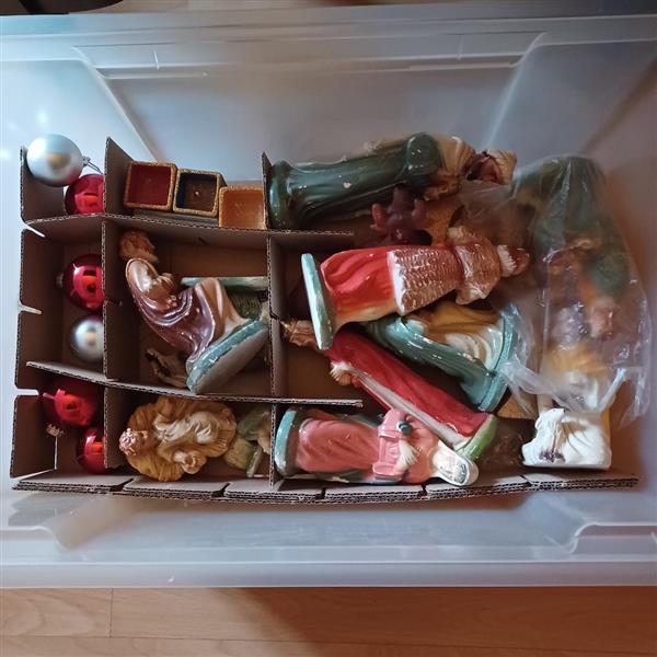 Grote foto box vol met allerhande kerstdecoratie. huis en inrichting overige huis en inrichting
