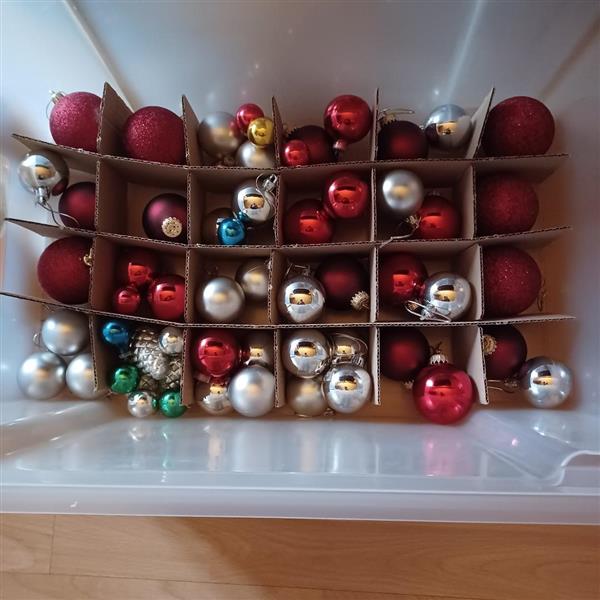 Grote foto box vol met allerhande kerstdecoratie. huis en inrichting overige huis en inrichting