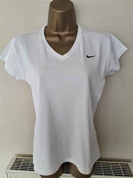 Grote foto vintage wit nike t shirt met v hals 40 42 kleding dames t shirts