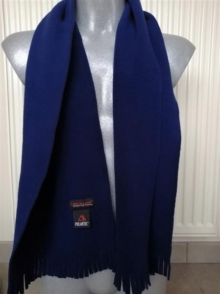 Grote foto koningsblauwe polartec fleece sjaal van dunlop kleding heren mutsen sjaals en handschoenen