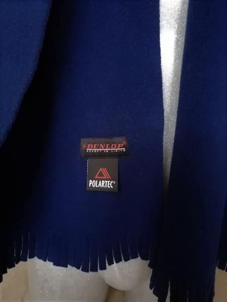 Grote foto koningsblauwe polartec fleece sjaal van dunlop kleding heren mutsen sjaals en handschoenen