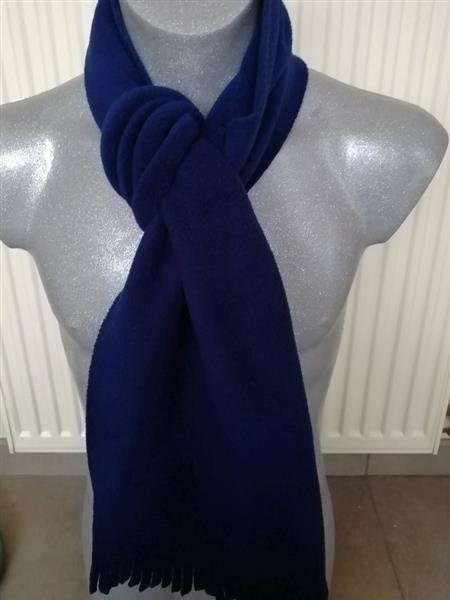 Grote foto koningsblauwe polartec fleece sjaal van dunlop kleding heren mutsen sjaals en handschoenen