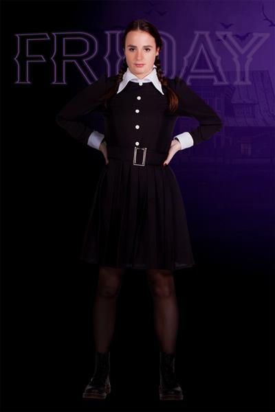 Grote foto halloween kostuum dames wednesday verzamelen overige verzamelingen